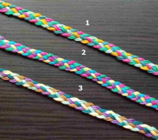 12mm Colorful Flat Braided Cord