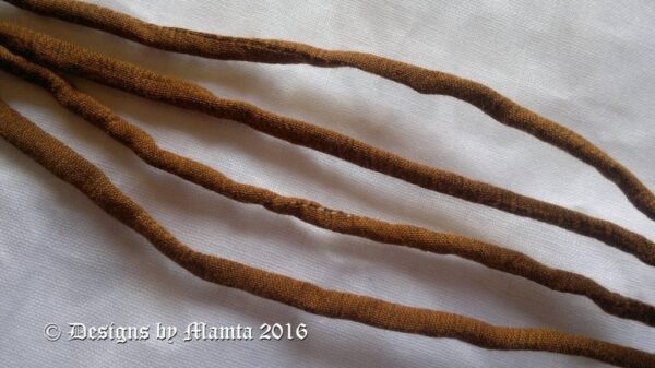 3 mm Bole Brown Silk Cord For Making Jewelry