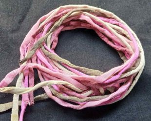 5 Pastel Pink Polyester Cords