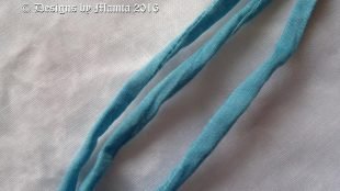 6 mm Sky Blue Thin Silk Cord