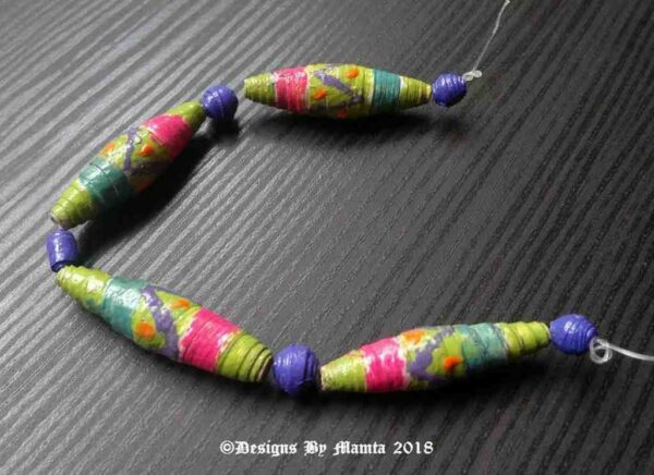 9 Handmade Designer Paper Beads