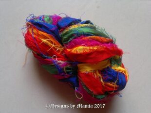 Birds Of Paradise Sari Ribbon Silk Yarn