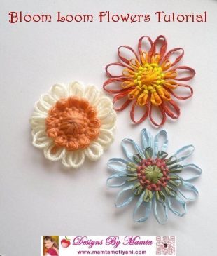 How To Make Bloom Loom Flowers On A Vintage Studio Twelve Loom