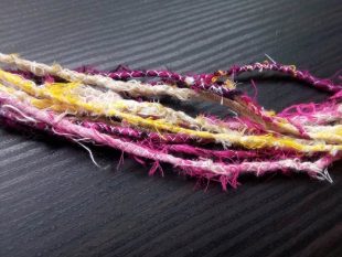 Blooming Lily Hemmed Fabric Cord