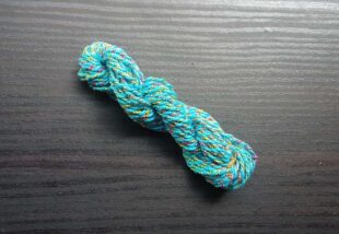 Blue Metallic Sport Cotton Yarn