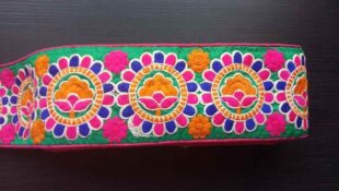 Bohemian Colorful Embroidered Trim