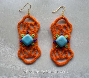 Bohemian Earrings Crochet Pattern