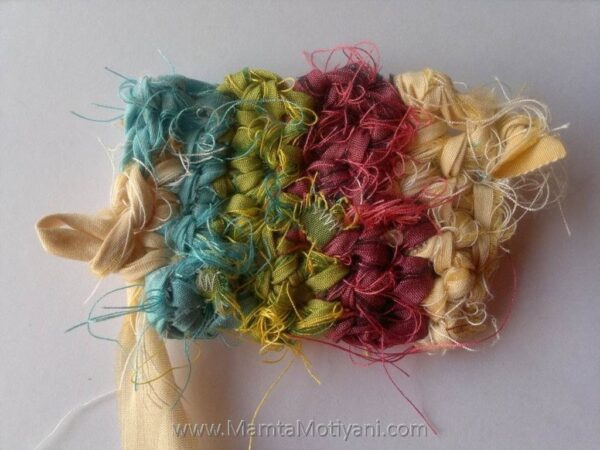 Bright Colors Silk Sari Yarn
