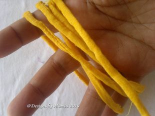 Bumblebee Yellow Silk Cord