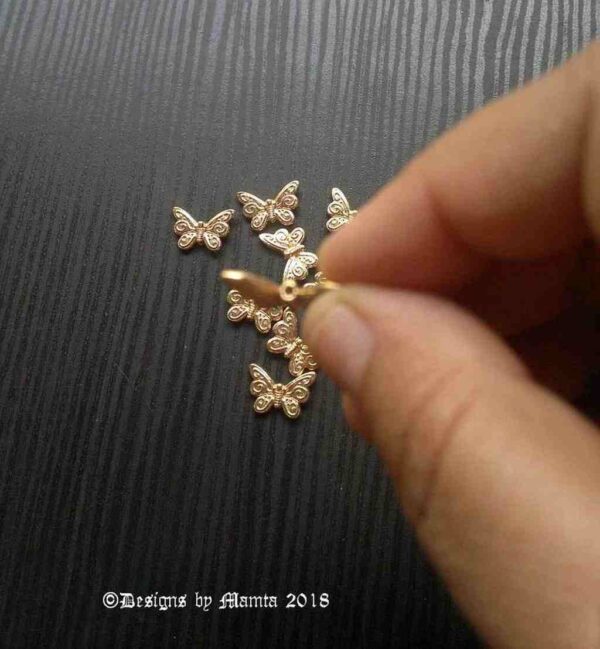 Butterfly Metal Beads