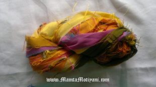 Central Park In Autumn Sari Ribbon Yarn