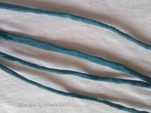 Cerulean Blue Silk Cord