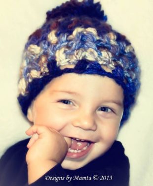 Chunky Bubbles Beanie Crochet Pattern