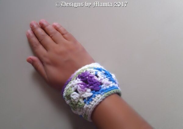 Chunky Textured Cuff Bracelet Crochet Pattern