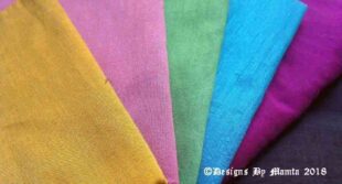 Colors Of Spring Fat Quarter Silk Fabric