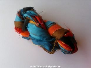 Cousins To The Fire Sari Yarn Ribbon