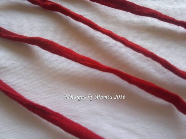 Crimson Red Silk Cord