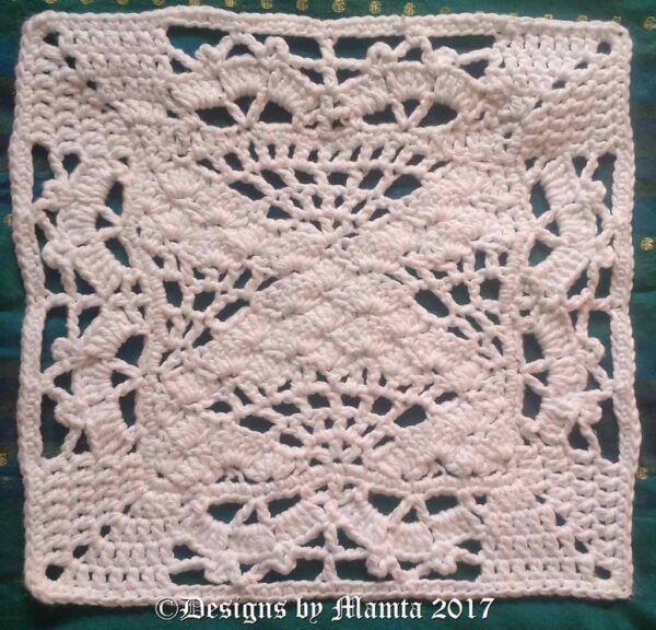 Crochet Butterfly Square Pattern