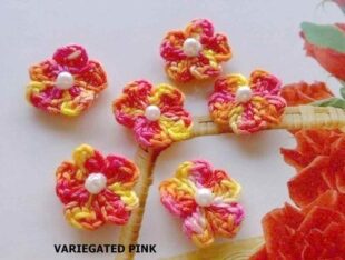 Crochet Cherry Blossoms Flowers