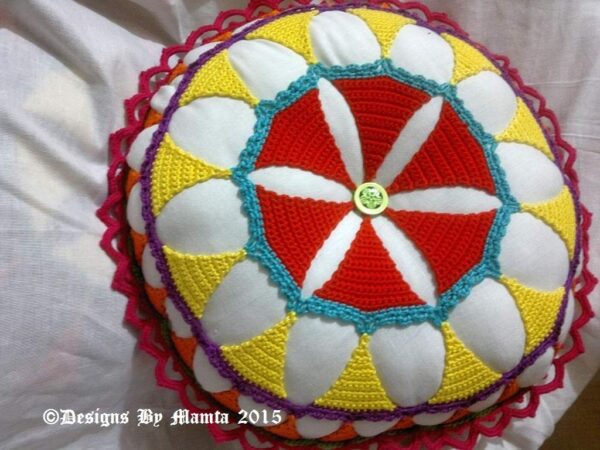 Crochet Mandala Pillow Pattern