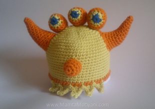 Crochet Ogre Monster Hat Pattern