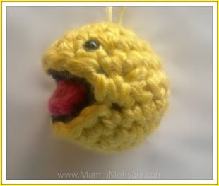 Crochet Pacman Amigurumi Toy Pattern