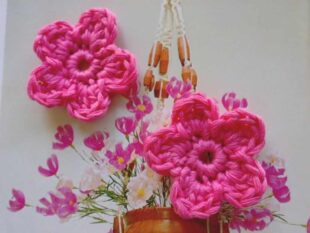 Crochet Rose Flowers Appliques
