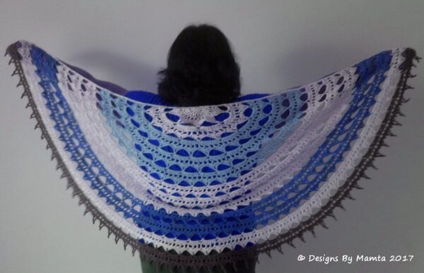 Crochet Sahasrara Shawl Pattern