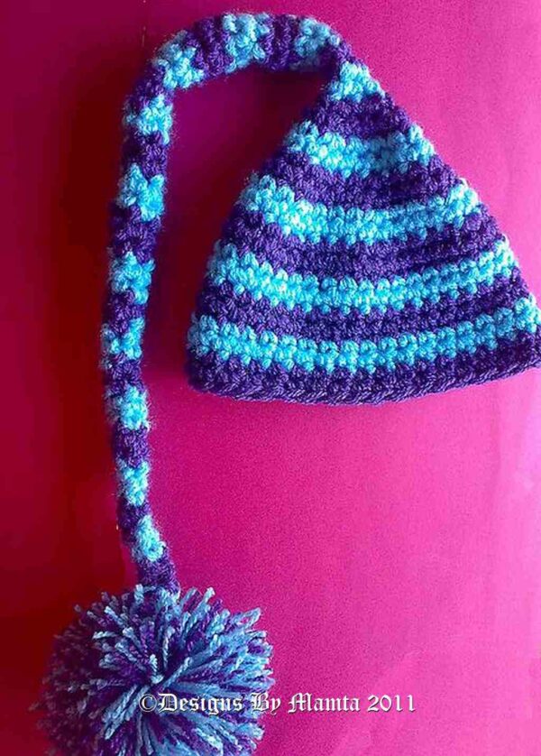 Crochet Stocking Hat Pattern