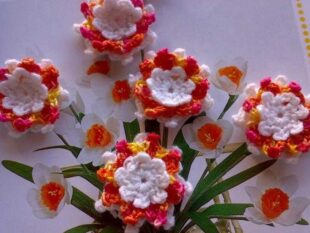 Crochet Water Lily Flowers