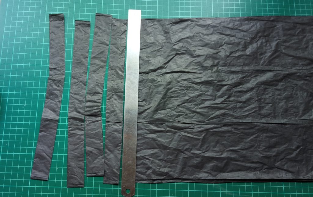 Cut 1.25 Inches Strips