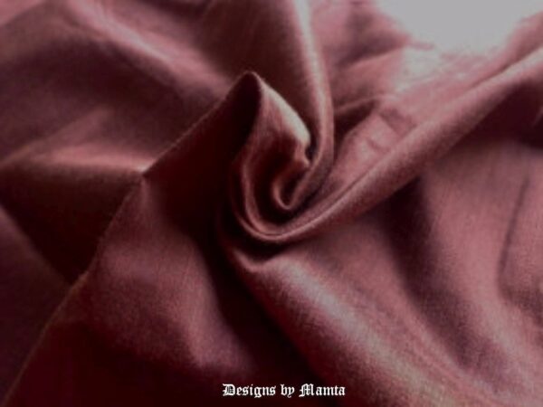 Dark Brown Indian Silk Fabric