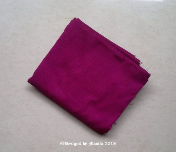 Dark Magenta Pink Dupioni Silk Fabric