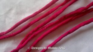 Dupioni Silk Cord Raspberry Pink