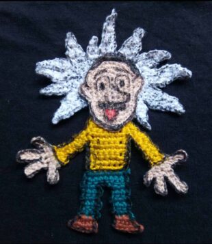 Einstein Applique Crochet Pattern