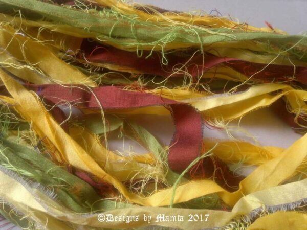 Fair Trade Recycled Silk Sari Ribbon Yarn