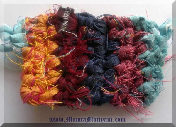 Fair Trade Recycled Silk Sari Ribbon Yarn