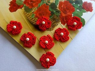 Four Petals Crochet Flower Pattern