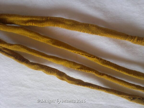 Gold Silk Cord For Necklace Making
