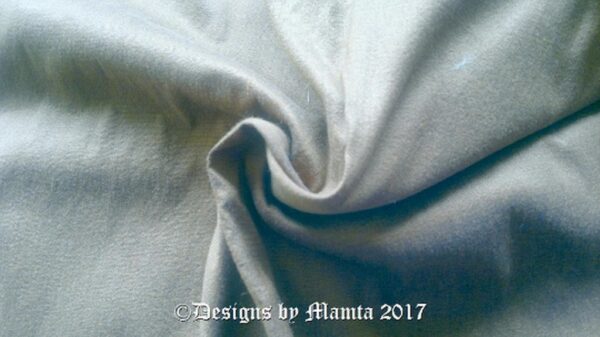 Grey Silk Dupioni Fabric By The Yard