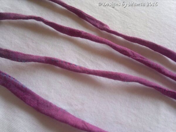 Heliotrope Violet Purple Silk Cord