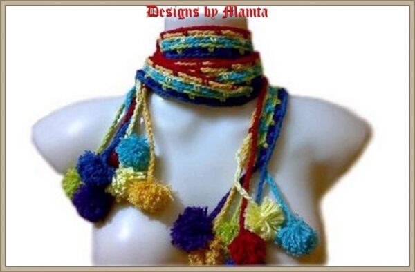 Hippie Chic Scarf Crochet Pattern