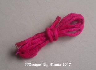 Hot Pink Silk Dupioni Cord