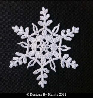I Love You Snowflake Crochet Pattern