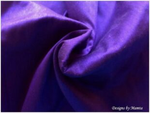Indigo Blue Dupioni Silk Fabric