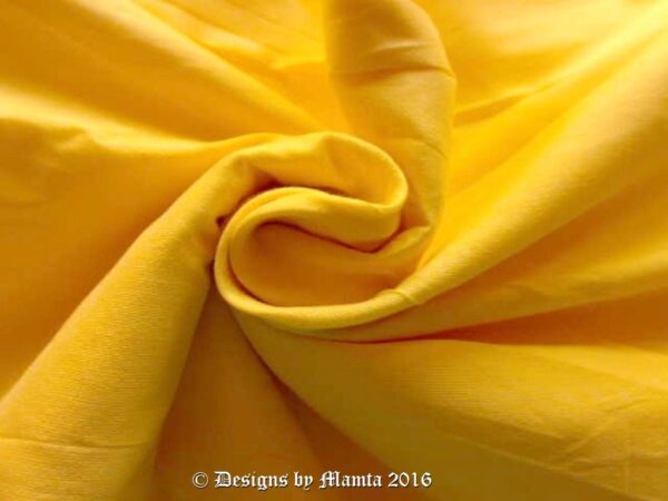 Lemon Yellow Indian Silk Fabric