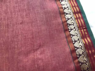 Light Brown Sari Fabric
