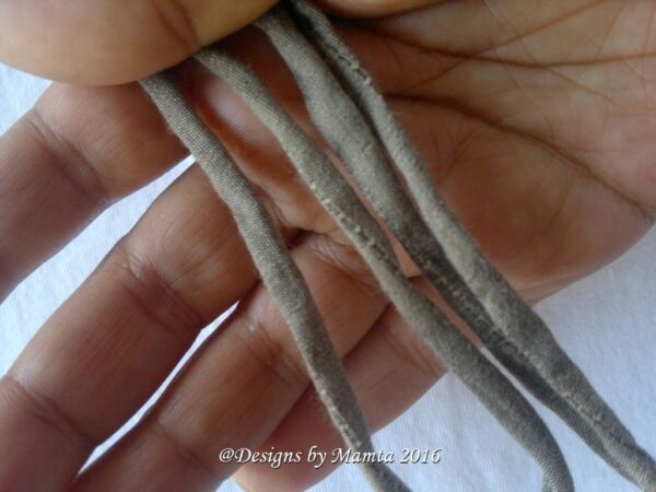 Light Gray Silk Dupioni Cord