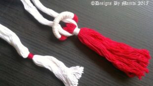 Long Tassel Fiber Necklace