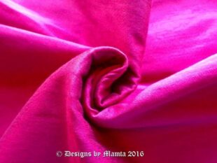 Magenta Dupioni Silk Fabric